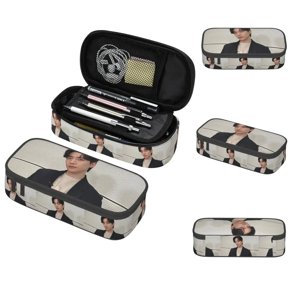 Astuccio Kpop Lee Junho Korea per regali per ragazzi e ragazze, astuccio per penne, articoli di cancelleria, borsa porta penne