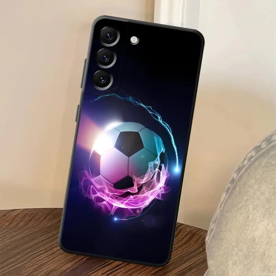 Cover per Telefono Whirlwind Football per Samsung Galaxy A57 A15 A73 A06 A37 A51 A05 A23 A25 A16 A13 A41 A17 A50 A70 A52 A36 A12