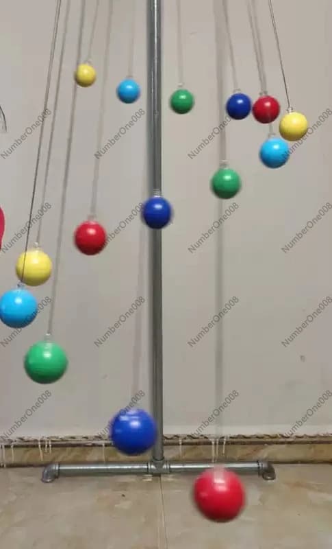Pendolo Serpentino Semplice, Esperimento delle Onde, Pendolo di Newton, Ausili Didattici, 12 Sfere, Giocattolo Scientifico per Bambini, Regalo