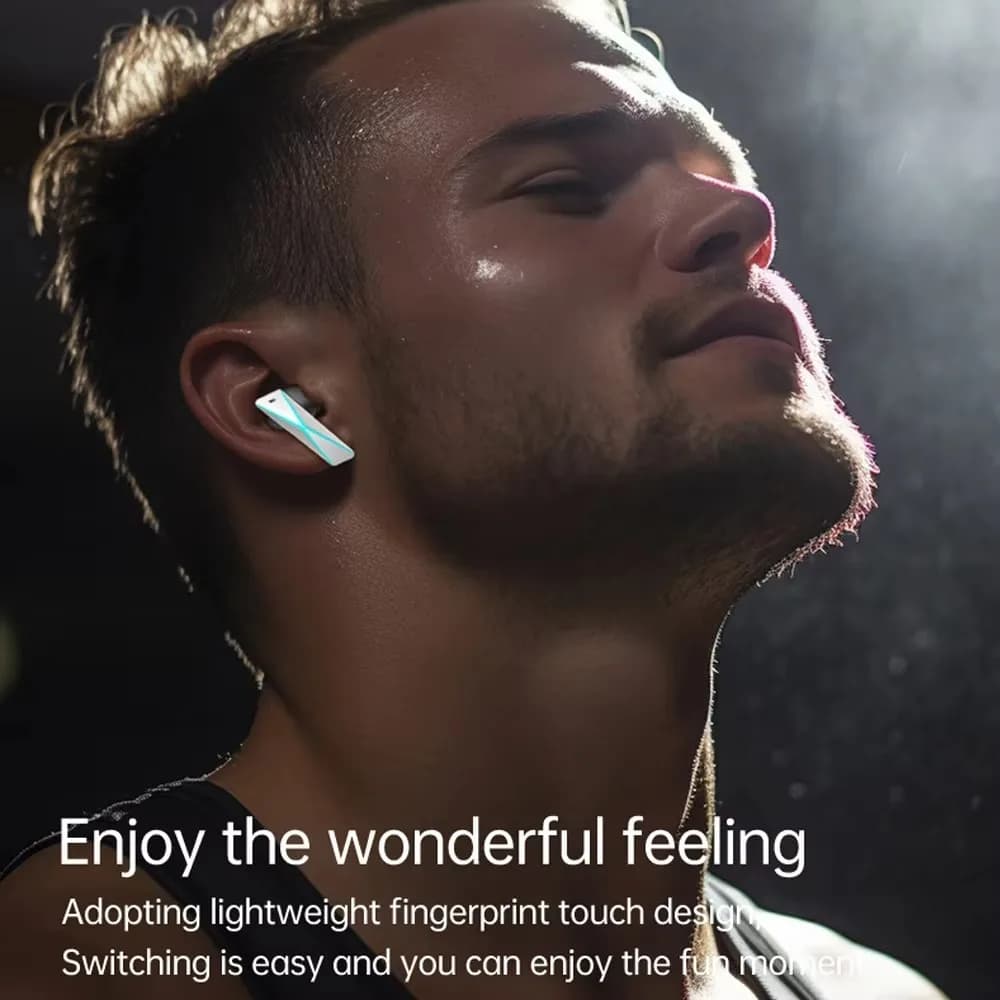 Auricolari Bluetooth Wireless In-Ear con Controllo Touch, Impermeabili, Mini Auricolari Bluetooth Wireless con Cancellazione del Rumore, Chiamate HD