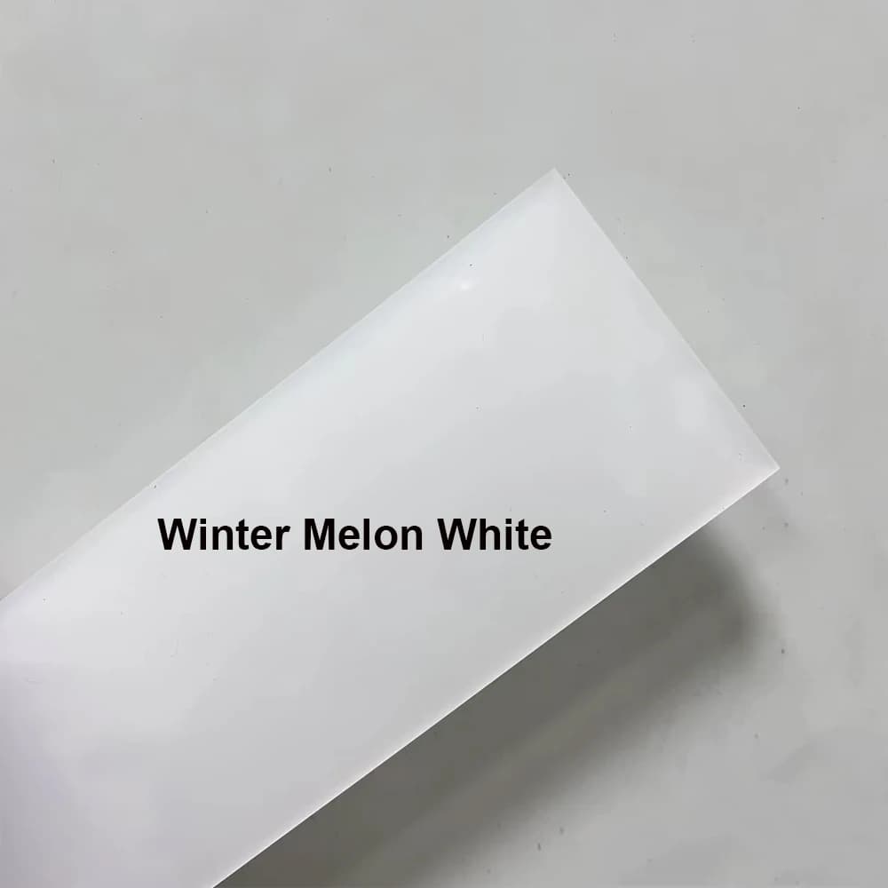 1Pcs Thick2-10mm Winter Melon White Translucent Frosted Board 100x100mm-400x400mm Can Cut And Bent DIY Parts Plastic Board