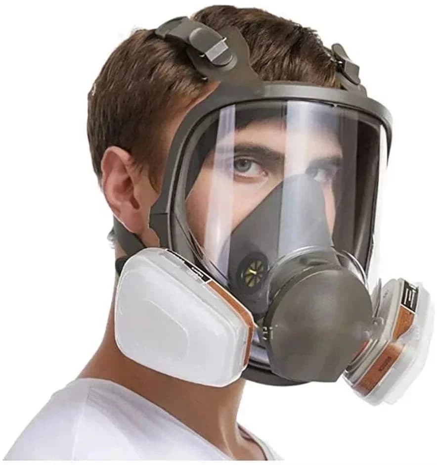 Anti-Fog 6800 Maschera antigas Pittura industriale Spruzzo Respiratore Sicurezza sul lavoro Filtro Antipolvere Protezione integrale dalla formaldeide