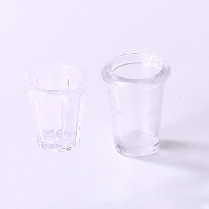 5 pezzi casa delle bambole mini simulazione tazza d'acqua casa delle bambole accessori da cucina accessori decorativi per casa delle bambole fai da te