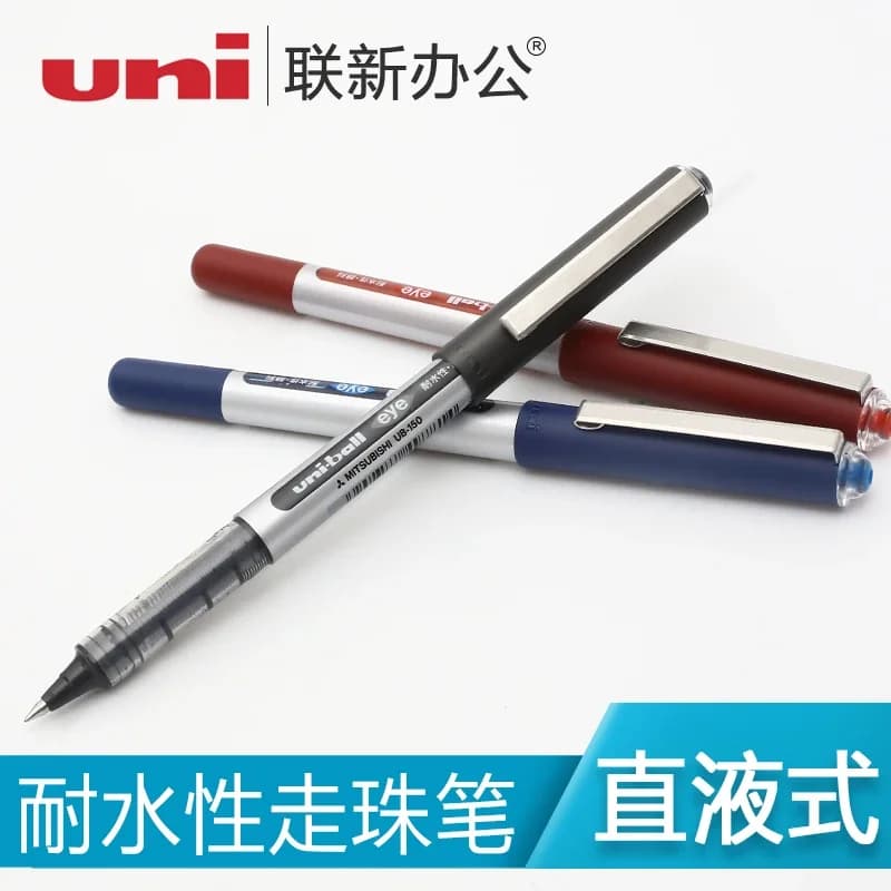 5/10PCS Giappone Mitsubishi UB-150 Penna a rullo fluido diretto 0.5mm Rosso Blu Nero Penna gel Firma Materiale scolastico Kawaii