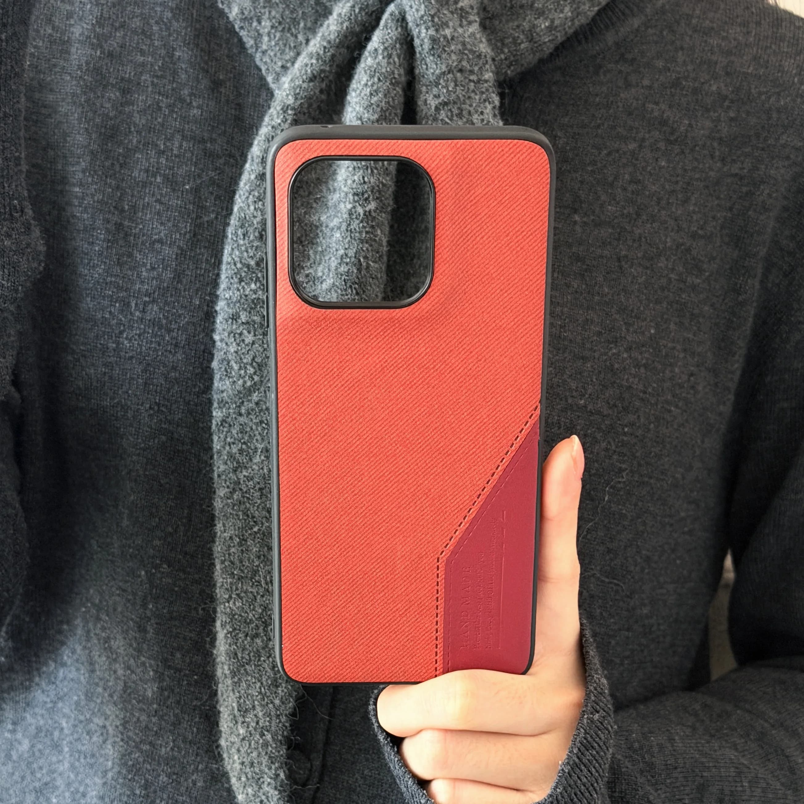 Business Splicing Fabric Pattern Magnetic Phone Case For Motorola G86 G56 G15 Edge 60 Stylus 60 Fusion Wireless Charging Cover