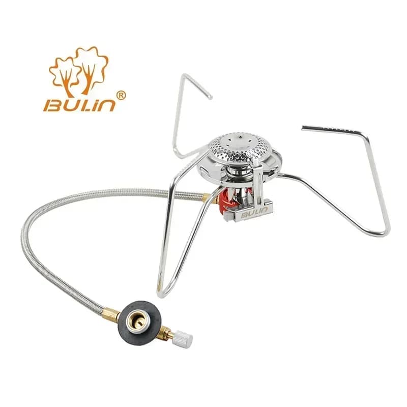 BULIN Foldable Portable Camping Gas Stove Outdoor Divided Brush Hiking Backpack Survival Gas Burners