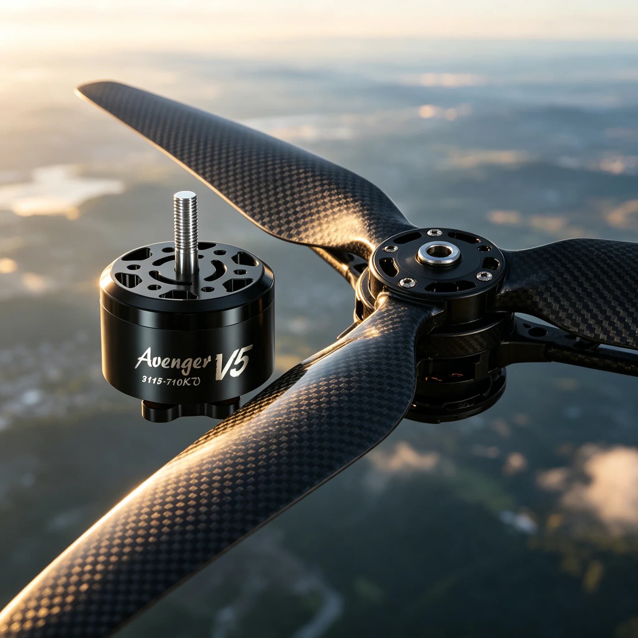 Motore Brushless BrotherHobby Avenger 3115 V5 710KV 730KV 910KV per Elica da 9 10 11 Pollici, Drone FPV Cinematografico a Lungo Raggio per Corse