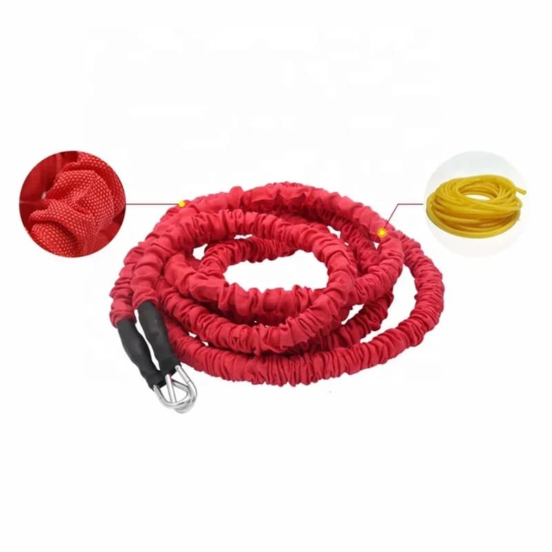Corde Elastiche Rosse Personalizzate per Yoga, Fasce di Resistenza per Allenamento Fitness Indoor