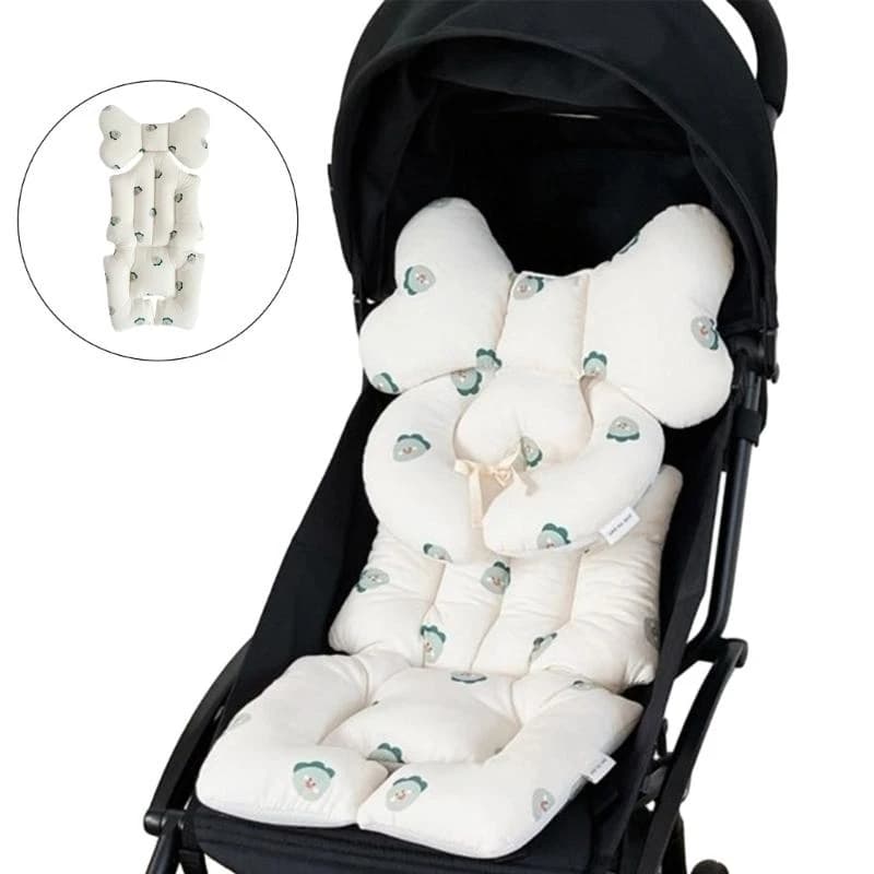 Cuscino per passeggino Tappetino per sedia sicurezza Assorbimento degli urti Fodera per passeggino Carrello per bambini per