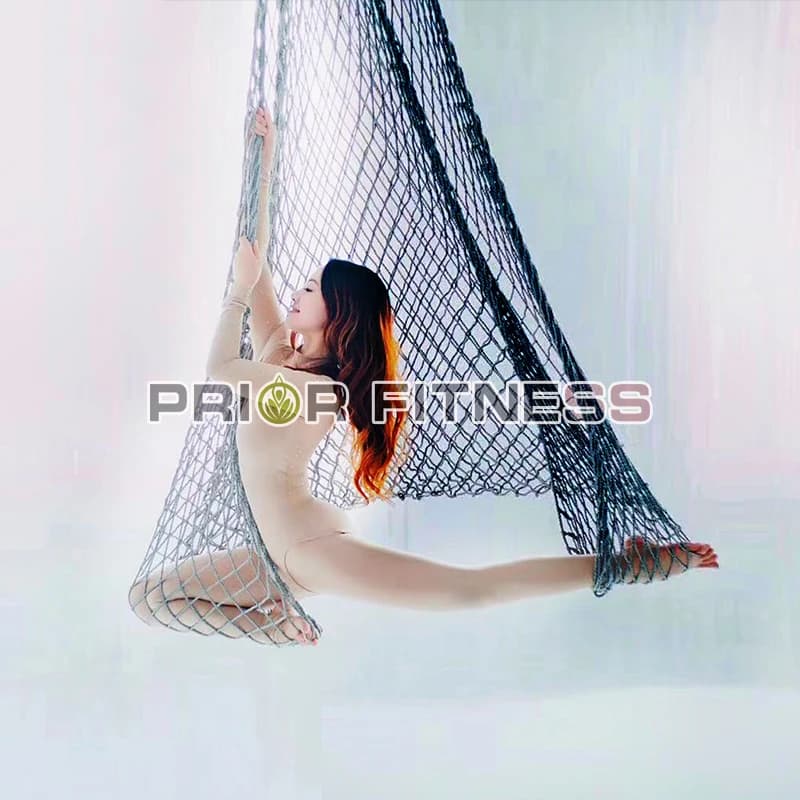 PRIOR FITNESS-Amaca yoga aerea ad alta quota, rete da pesca, rete sospesa, corda altalena, rete da letto, sala yoga