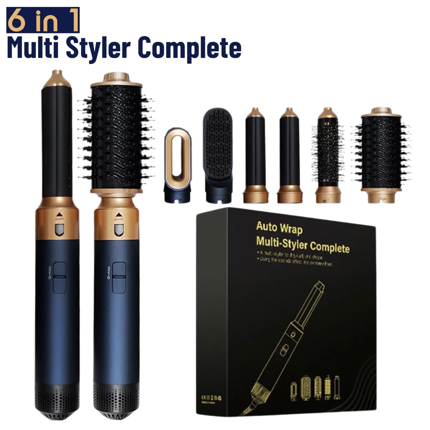 Hair dryer 6 in 1 Multi Styler with Hair Brush Iron Hair Straighteners Hair Plate Care Personal styling tool Hair dryer Multi Styler