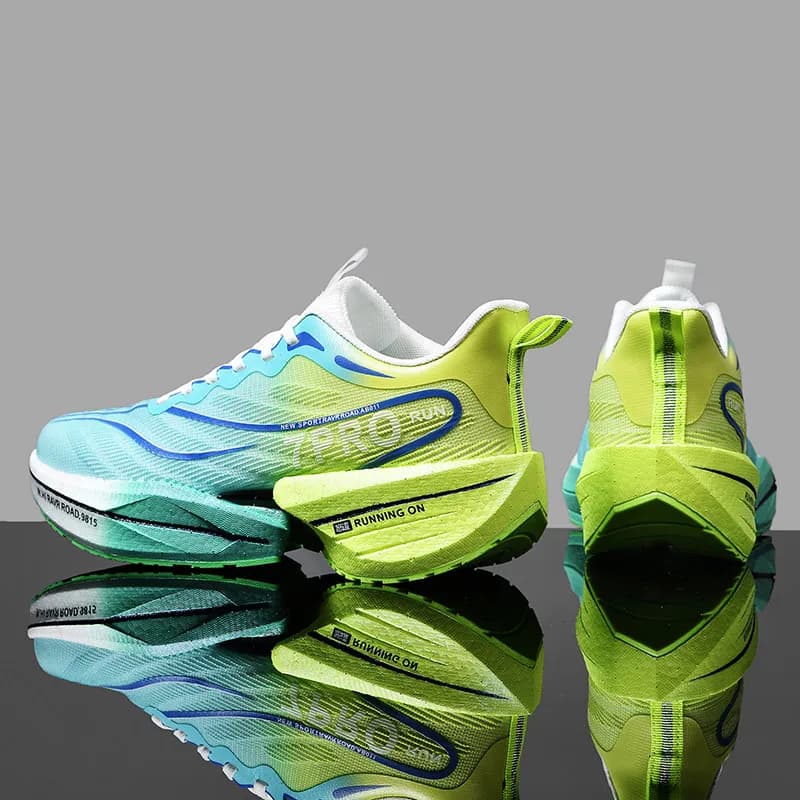 Marathon Carbon Plate Air Bearing Men's Sports Running Shoes Anti-slip comfortable and lightweight sneakers for women