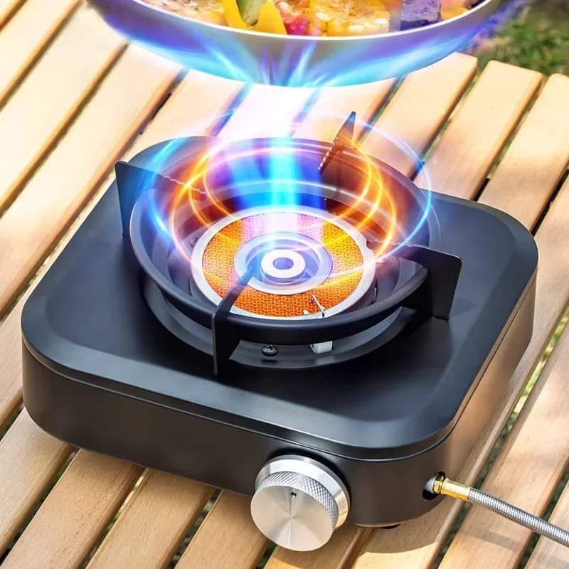 Fornello a Infrarossi DOTWISE 7000W ad Alta Potenza, Bruciatore a Gas Portatile Leggero, Fornello Separato per Campeggio, Picnic ed Escursionismo