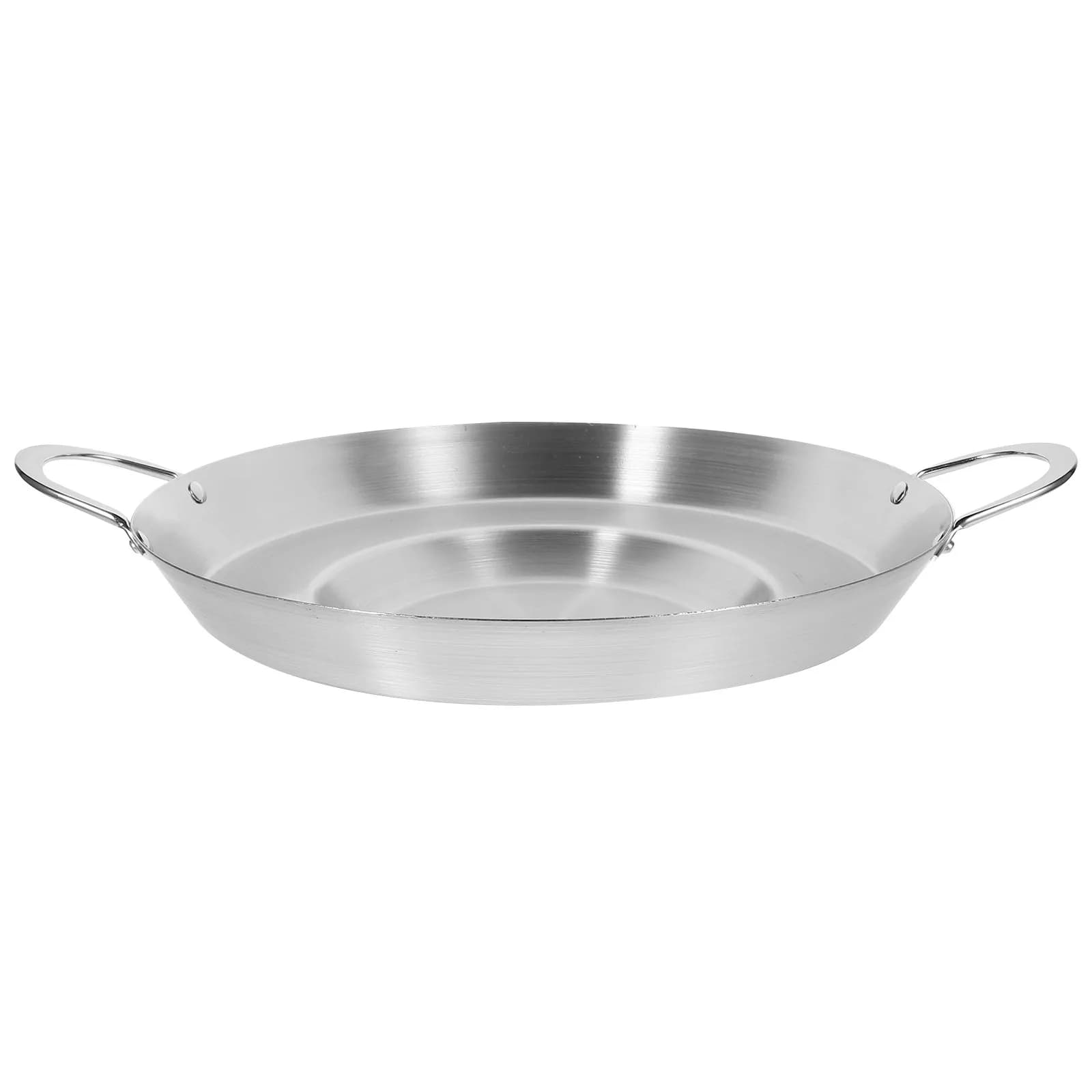 Stainless Steel Plate Plate Anti-Fabric for Frying, Cooking and Grilling, Portable Kitchen Accessories Perfect for Camping