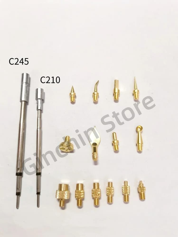 Punta per saldatore a caldo HS-02A/B C210/C245, strumento di ricambio per inserti in ottone a caldo M2-M8 per stampanti 3D
