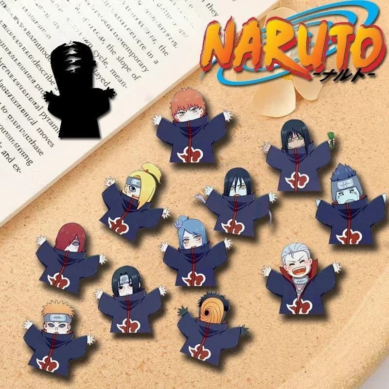 Naruto Akatsuki Distintivo Spilla Figura Anime Orochimaru Obito Konan Spille Acriliche Zaino Accessori di Abbigliamento Ciondolo Giocattolo Regalo