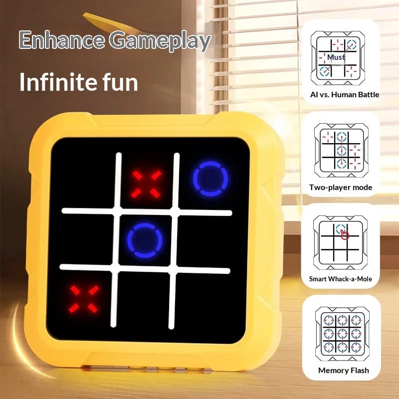 Giocattolo degli scacchi ben sagomato Gomoku Scacchiera multifunzionale Multi in One Gioco Puzzle Intrattenimento