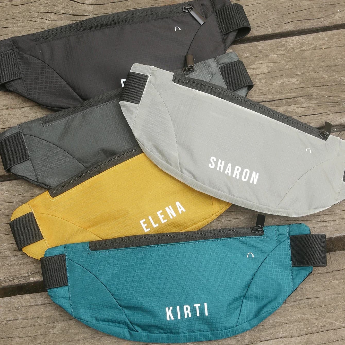 Marsupio Sportivo Personalizzabile con Nome, Impermeabile, Ultra Leggero, Anti-Shock, con Monogramma Personalizzato