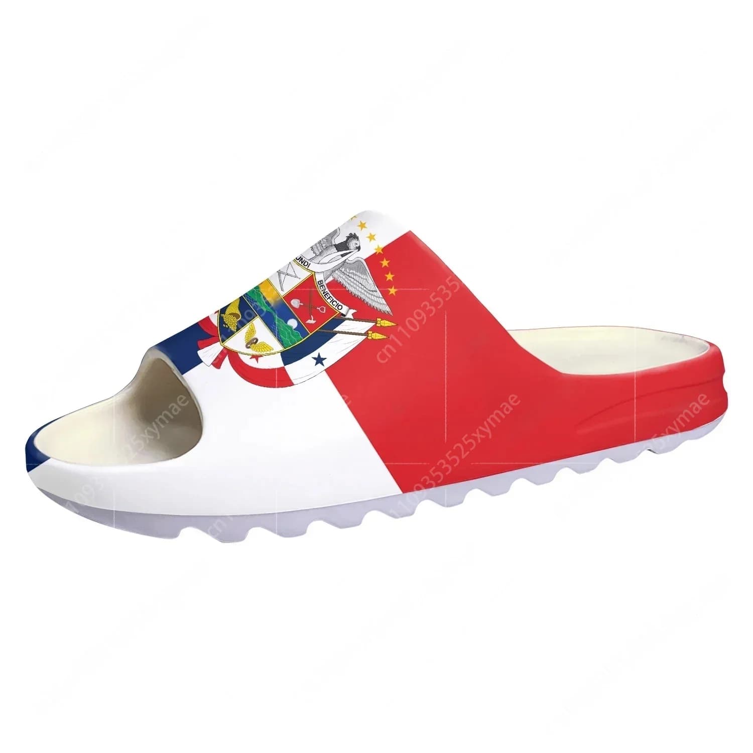 Ciabatte con Bandiera di Panama, Suola Morbida, Zoccoli da Casa, Scarpe da Spiaggia per Uomo, Donna e Adolescenti, Sandali Personalizzabili