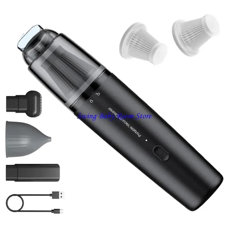 K1AD Efficace aspirapolvere portatile portatile con filtro HEPA Collettore polveri Aspirapolvere per auto aspirazione
