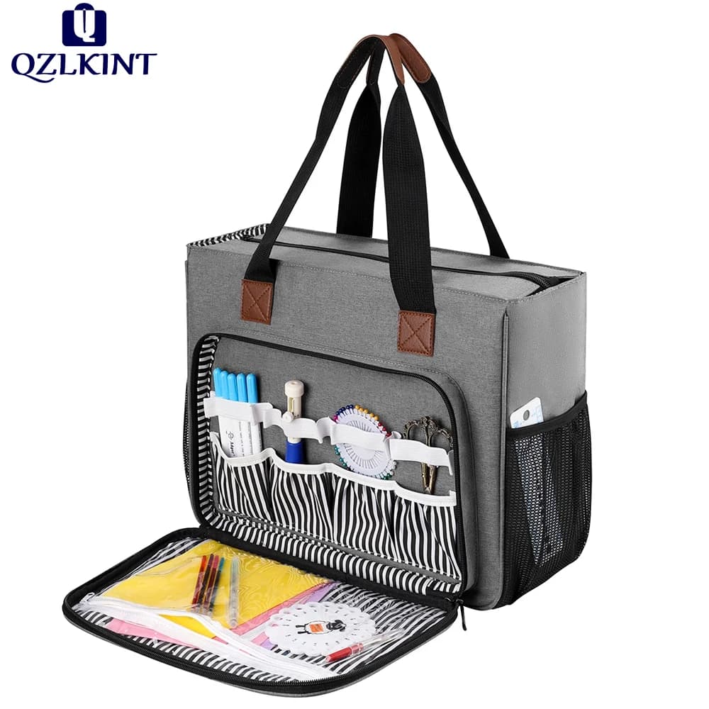 1psBorsa portaoggetti per punto croce, custodia portatile per accessori per punto croce, adatta per riporre accessori per scatole a punto croce.