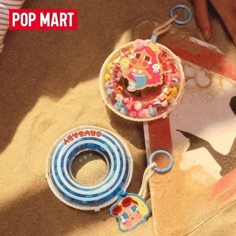 POP MART CRYBABY Vacation Mode On Series Blind Box Toys Kawaii Anime Action Figure Caixa Caja Surprise Mystery Box Dolls Girls