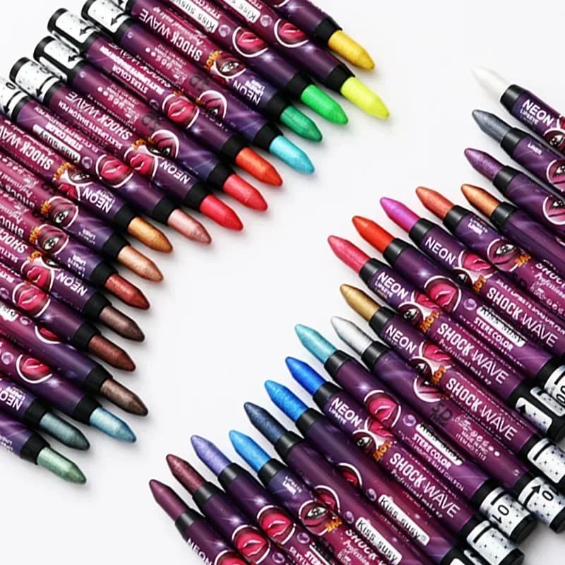 Shade Pen 2 in 1 Waterproof Without Smudges Umbrella Stick Lip Makeup Pen Glitter Long-Term Umbrella