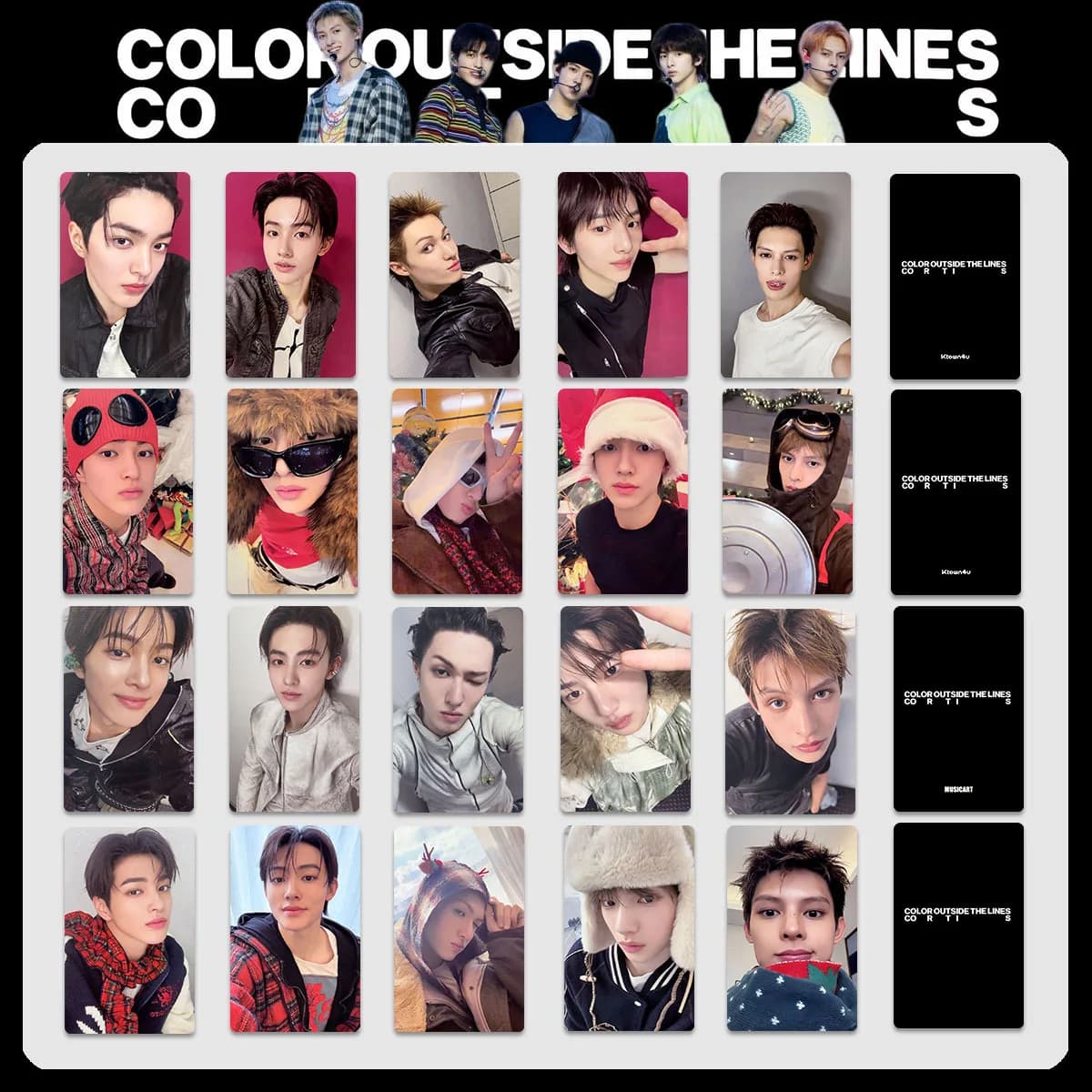 NUOVA boy band coreana KPOP di tendenza, GO! Photocard di James Martin Juhoon, edizione speciale WVS MA MP, cartoncino K4, merchandise, regalo per i fan, CORTIS