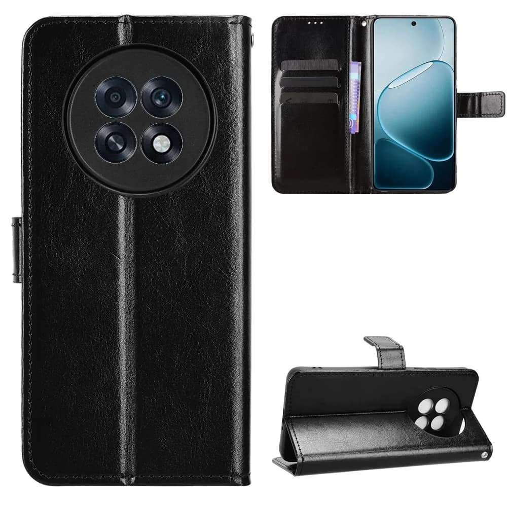 Per OPPO F31 Pro Plus 5G di lusso Flip PU Portafoglio in pelle con cordino Custodia per OPPO F31 Pro Plus 5G Borse per telefono