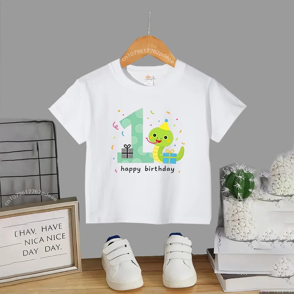 T-shirt in cotone Nickelodeon Nick Cartoon Animation - T-shirt estiva carina e alla moda per ragazzi e ragazze - Regalo di compleanno per bambini