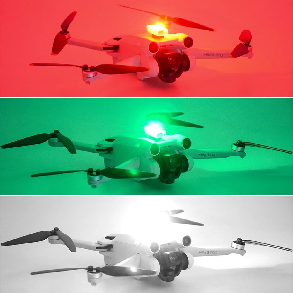 Mini Drone Luce Stroboscopica per DJI Mini 5 Pro/4 Pro/Mavic 4 Pro/Mavic 3/NEO/Air 3 Luce di Segnale di Avvertimento Anti-collisione Universale