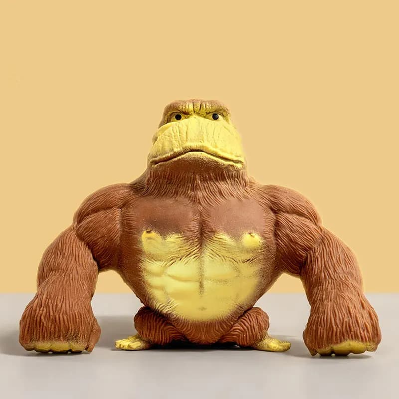 14 centimetri Antistress Orangutan Agitarsi Giocattoli Squishy Elastico Scimmia Divertente Decompressione Gorilla Giochi Antistress Giocattolo per Adulti Bambini
