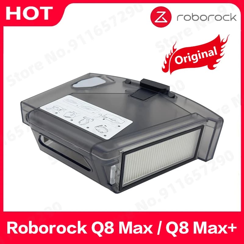 Accessori originali Roborock Q8 Max / Q8 Max + Ultron Lite- Pattumiera Filtro HEPA Serbatoio dell'acqua Unità combinata Pezzi di ricambio