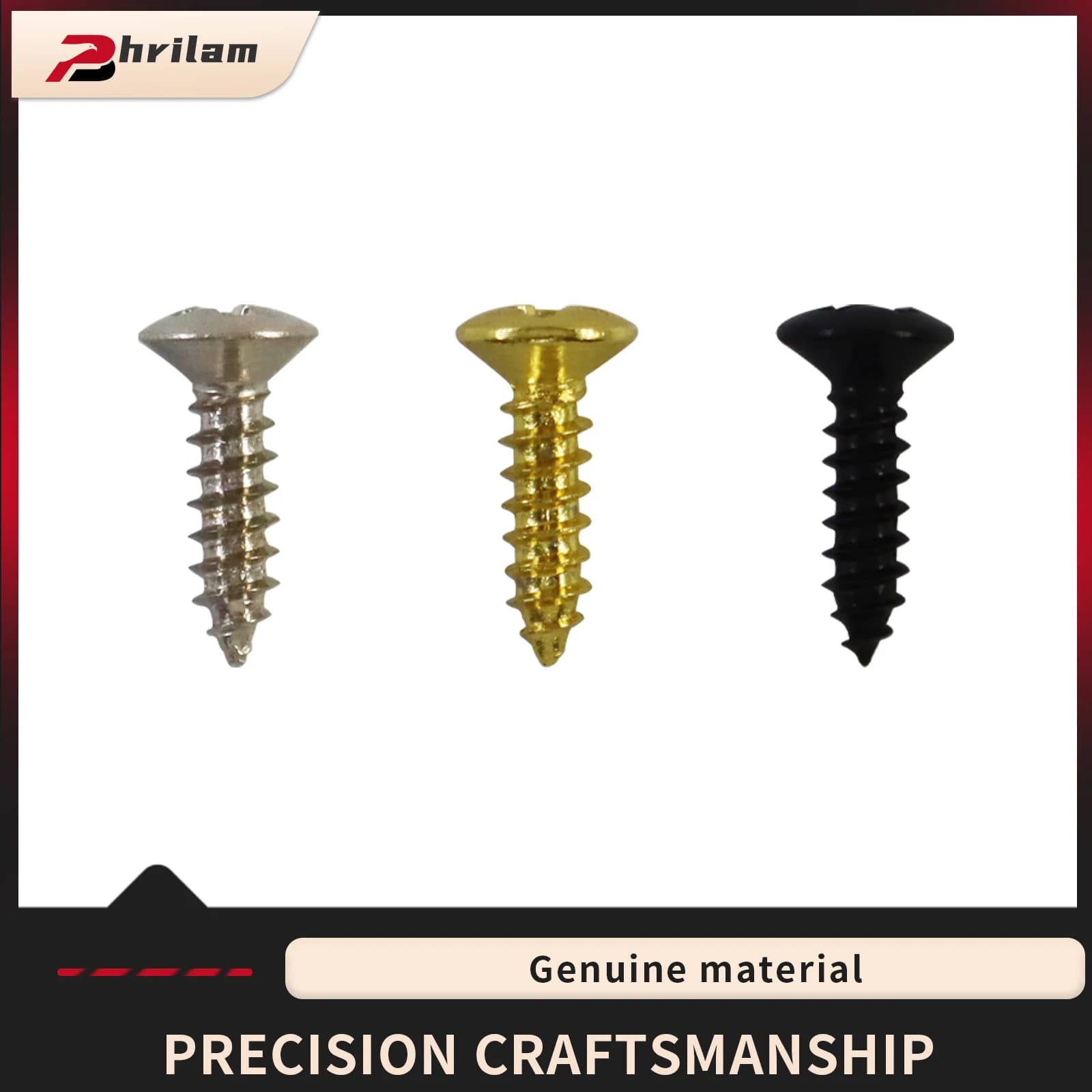 Viti per battipenna per basso elettrico da 3 mm Viti per montaggio su piastra antigraffio per FD ST TL