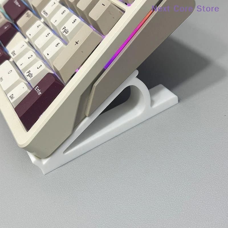 [NC]1 Pair Keyboard Elevated Stand Portable Raised Keyboard Angle Plastic Computer Keyboard Riser Accessories Monitor Holder[NC]