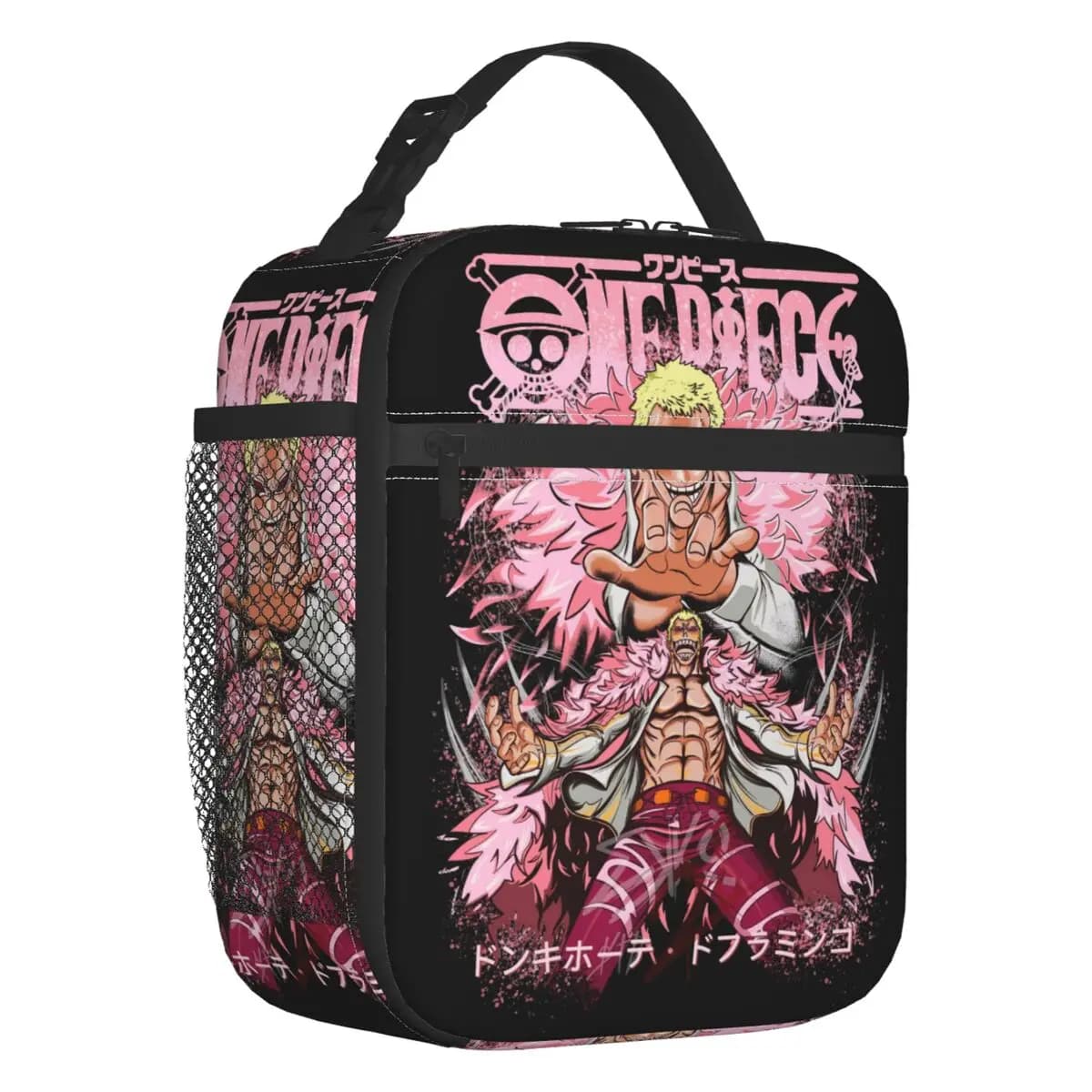 Borsa Termica Personalizzata One Piece Monkey Luffy per Donne, Contenitore Isolato per Pranzo per Adulti e Ufficio