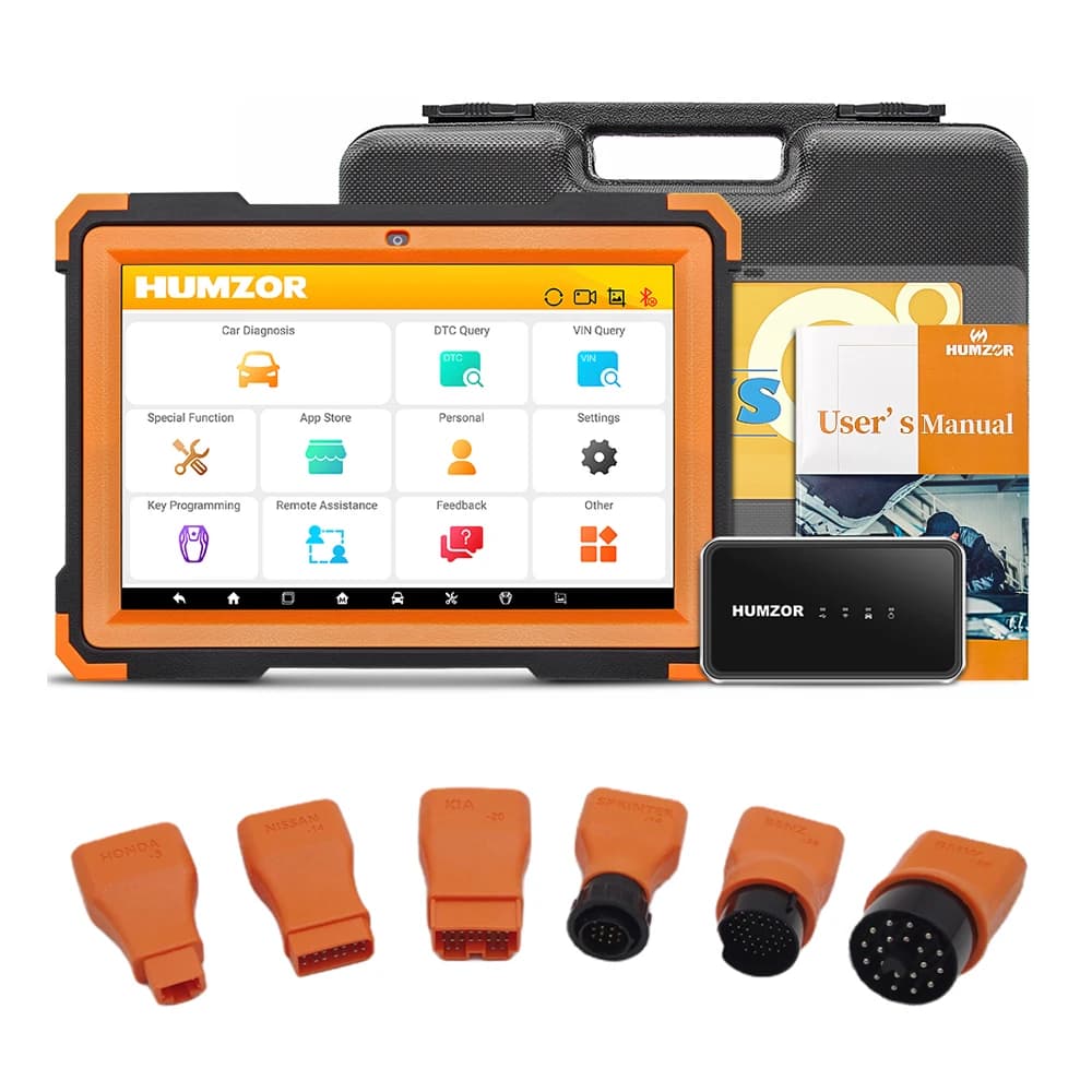 Scanner diagnostico OBD2 per auto Humzor NS366S molto venduto, con software diagnostico e tablet