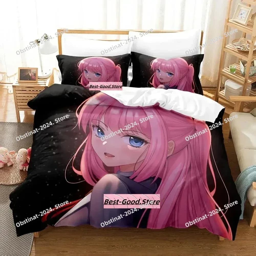 Nuovo set di biancheria da letto Shikimori's Not Just a Cutie Cartoon Anime set da tre pezzi Set copripiumino per camera da letto per bambini per adulti camas dormitorio