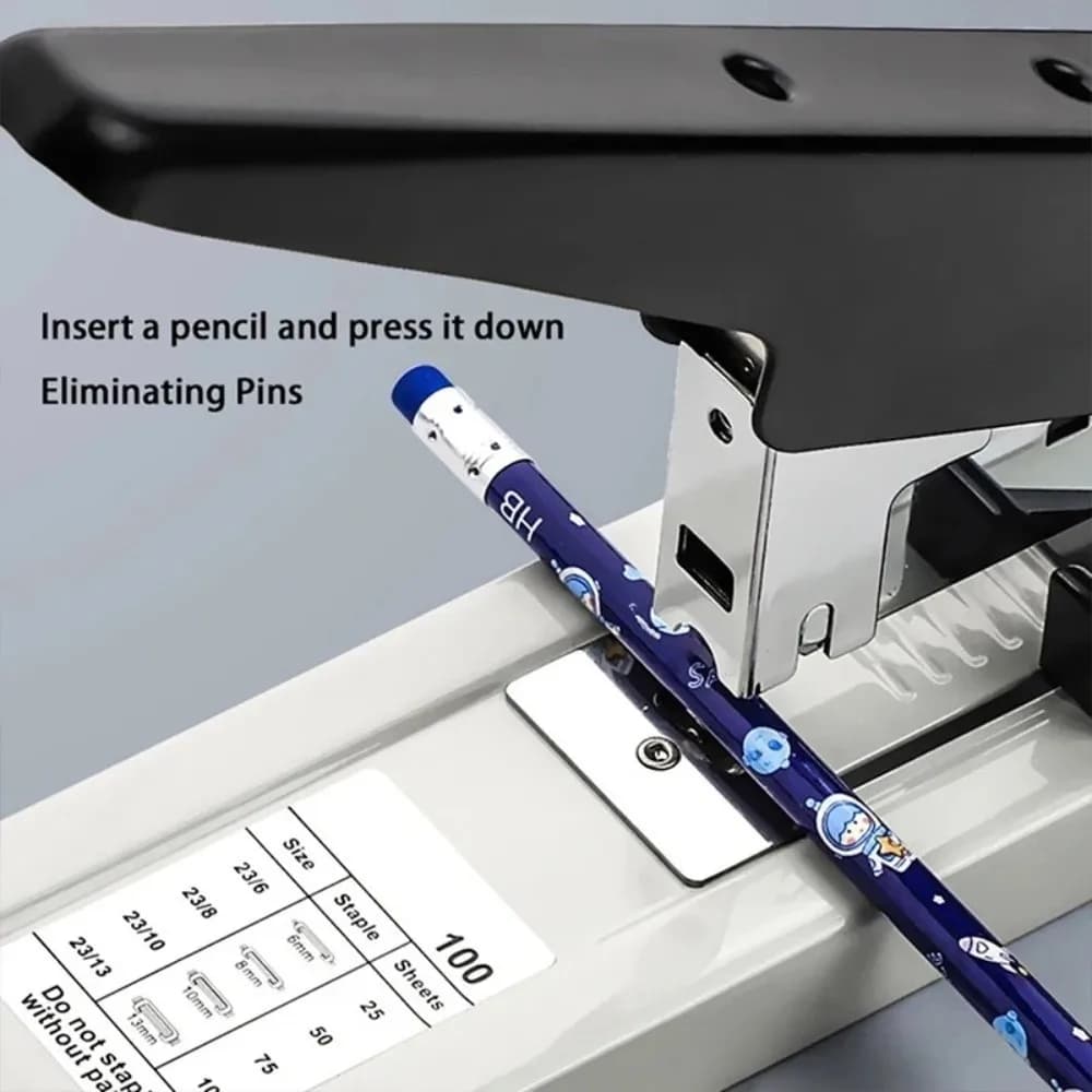 Cucitrice resistente per risparmiare manodopera Cucitrice portatile multifunzione per rilegatura su carta fino a 210 pagine di grande capacità