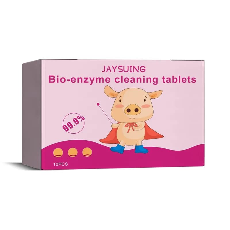 Biological Enzyme Explosive Salt Effervescent Tablets, Cleaning Tablets for Yellowed Clothes and Stubborn Stains Including Coffee Stains
