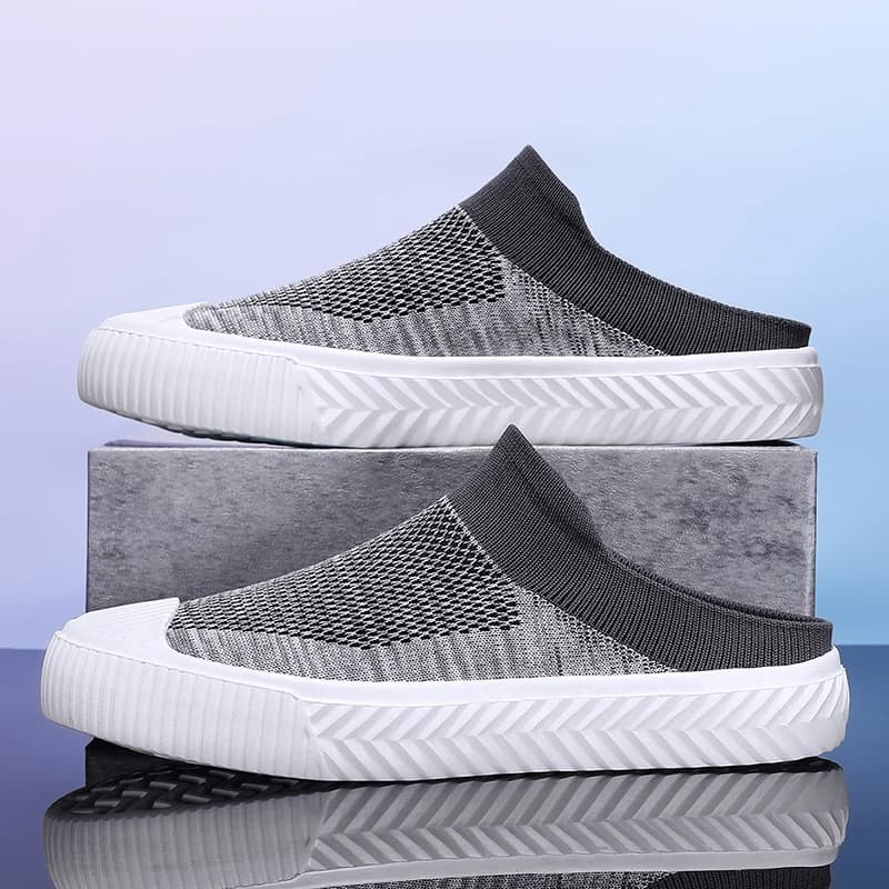 Scarpe da passeggio da uomo Scarpe sportive comode in mesh estivo traspirante Scarpe da ginnastica casual resistenti all'usura antiscivolo da spiaggia per uomo
