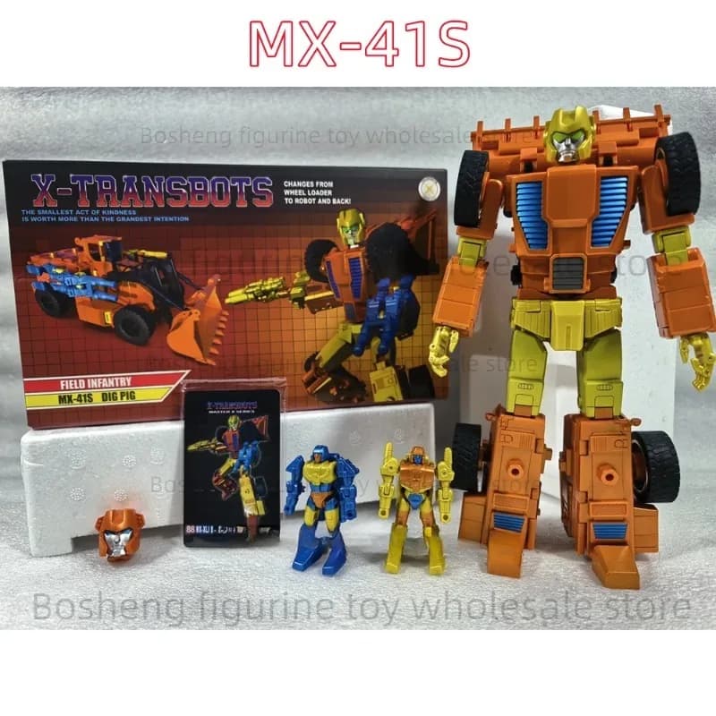 【Con bonus】 X-Transbot Trasformato Giocattoli MX-41S MX41S Devastator Scrapper G1 Action Figure Robot Giocattoli con scatola