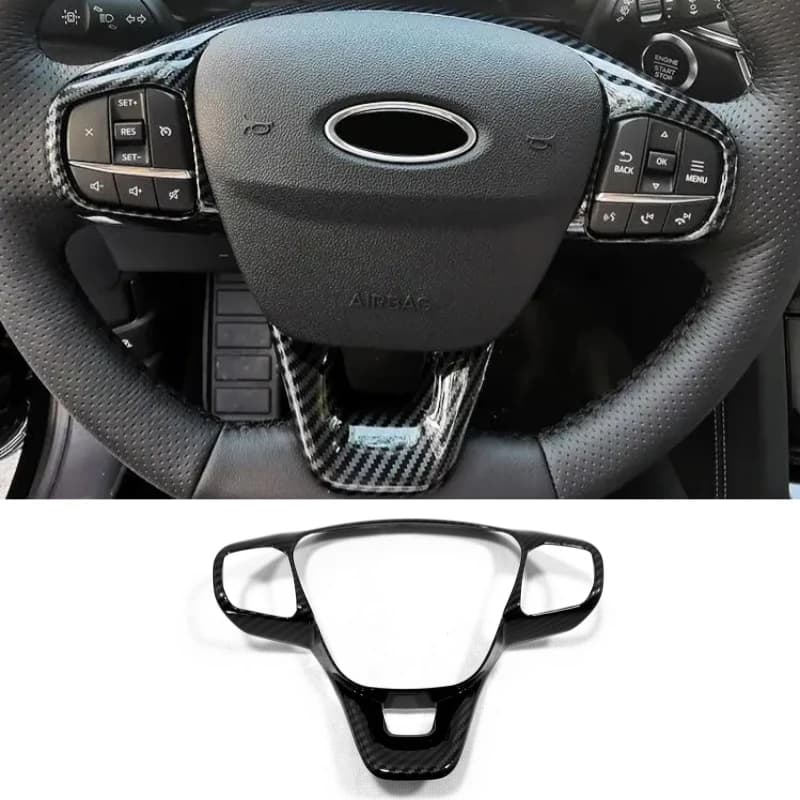 Per Ford Kuga Escape 2020 2021 2022 Accessori Volante Dell'automobile Telaio Decorazione Della Copertura Trim Car Styling Interni Styling