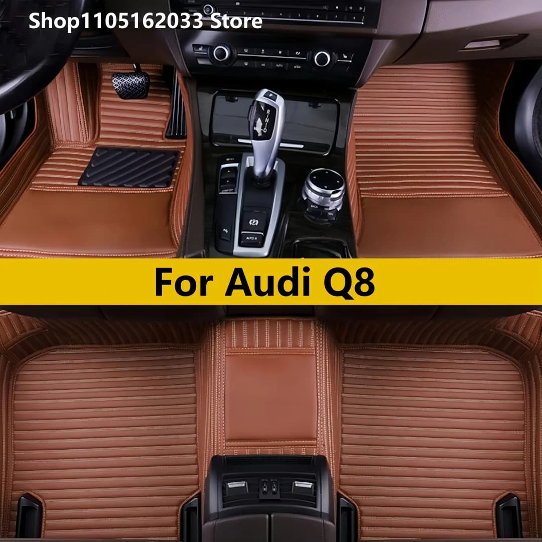 Custom Car Floor Mats For Audi Q8 Sportback e-tron 2023 2024 2025 2026 Auto Carpets Foot Coche Accessorie
