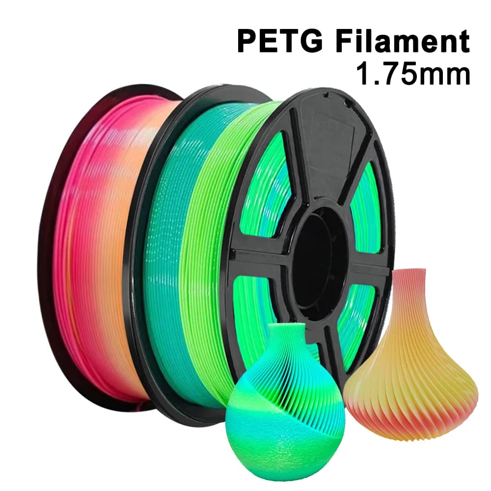250g 1Kg PETG 3D Printer Filament Summer Dream Rainbow 1.75MM 3D petg print materials Rainbow colored in autumn