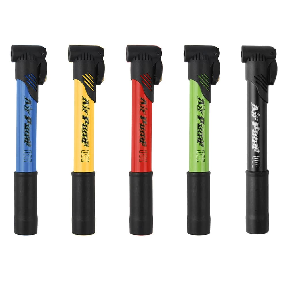 Mini gonfiatore manuale per pompa per pneumatici per bici portatile per valvole fotovoltaiche SV con staffa per un'attrezzatura sicura sul portabottiglie d'acqua