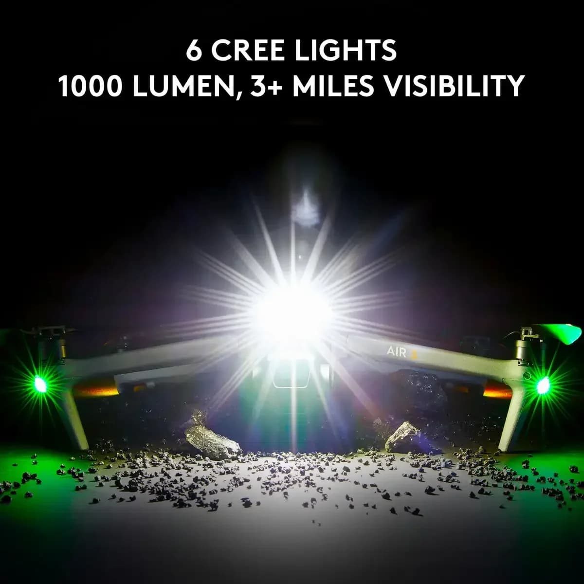 VIFLY Strobe Platinum - 6 luci LED Cree Strobo drone compatibile FAA da 1000 lumen