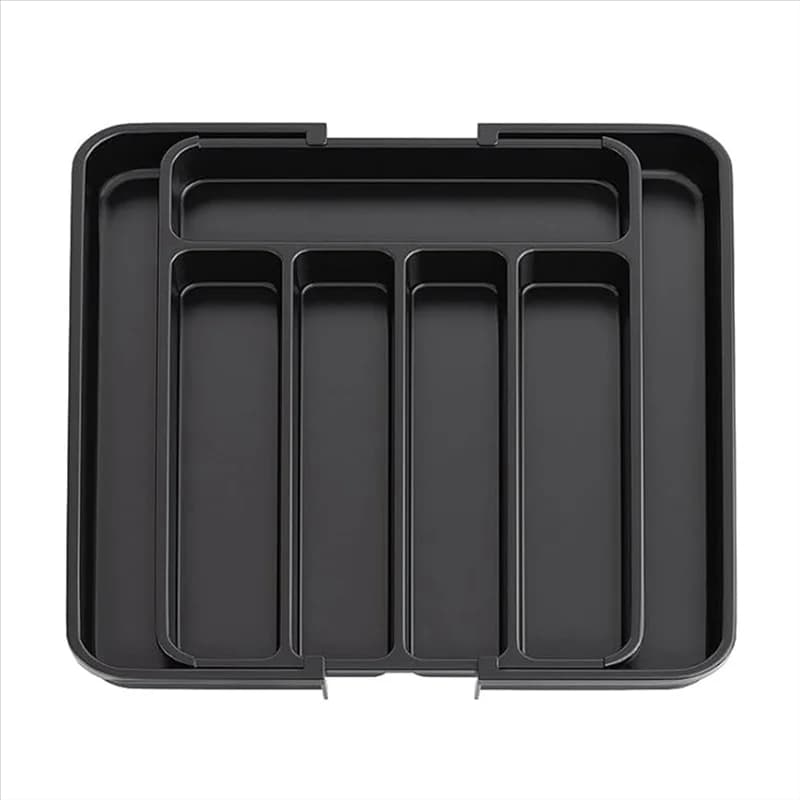 Silverware Drawer Organizer-Expandable Cutlery Storage Solution For Kitchen, For Forks,Knives Utensils