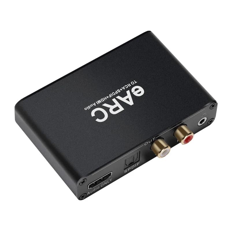 Audio Extractor RCA Converter EARC HDMI Extractor Only audio for Dobly DTS AC3 LPCM coaxial optical TV