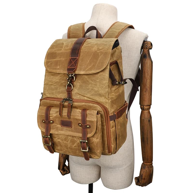 Nuova Borsa per Fotocamera Digitale DSLR, Zaino Vintage per Laptop, Borsa in Tela per Conservazione Obiettivi